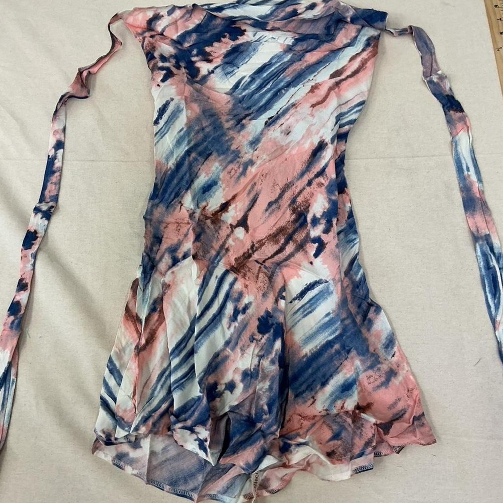 Cellecci‎ abstract print mini dress